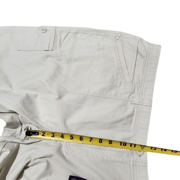 Gloria Vanderbilt Capri Shorts Size 24W Cream Color With Pockets - Picture 6 of 12